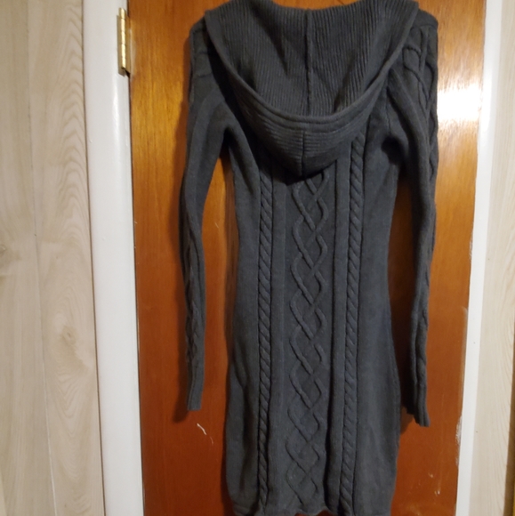 **SOLD** Size XXS Athleta Hooded Sweater Dress - Picture 6 of 8